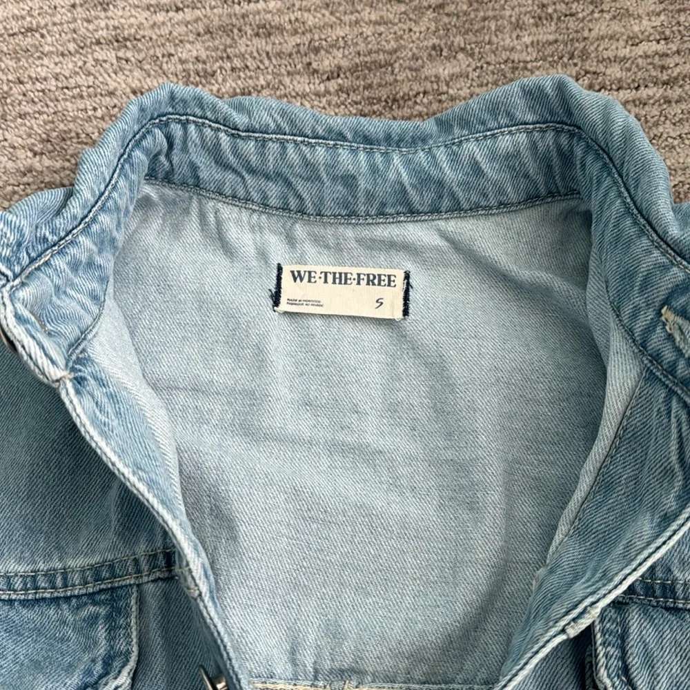 Free people jumpsuit denim - Picture 2 of 4
